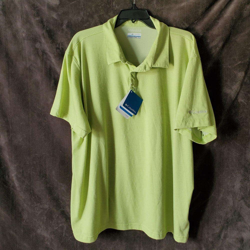 Columbia lime green pollo.